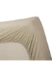 Beddinghouse Perkal-Splittopper-Spannbettlaken in Beige