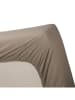 Beddinghouse Perkal-hoeslaken voor splittopper beige