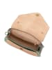 Mia Tomazzi Leder-Henkeltasche "Contarini" in Grün/ Cognac - (B)21 x (H)18 x (T)6 cm