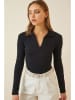 Happiness Istanbul Bluse in Schwarz