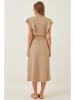 Happiness Istanbul Kleid in Beige