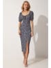 Happiness Istanbul Jurk zwart/wit