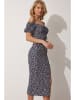 Happiness Istanbul Jurk zwart/wit