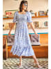 trendyol Kleid in Flieder/ Weiß