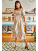 Olalook Kleid in Beige