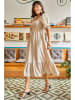 Olalook Kleid in Beige