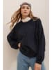 Trend Alaçatı Stili Sweatshirt in Schwarz
