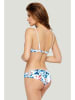 Marc & André Bikini-Hose in Weiß/ Blau