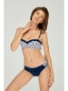 Marc & André Figi bikini w kolorze granatowo-białym