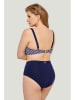 Marc & André Bikini-Hose in Dunkelblau/ Weiß