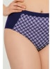 Marc & André Bikini-Hose in Dunkelblau/ Weiß