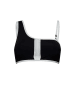 Marc & André Bikini-Oberteil in Schwarz/ Weiß