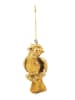 HouseVitamin Decoratieve hanger goudkleurig - (B)4 x (H)8,5 cm