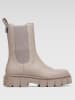Gino Rossi Leder-Chelsea-Boots in Beige