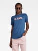 G-Star Koszulka "RAW." w kolorze niebieskim
