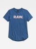 G-Star Koszulka "RAW." w kolorze niebieskim