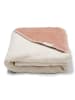 koeka Ręcznik "Oddi" w kolorze szaroróżowo-kremowym z kapturem - 100 x 100 cm