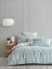 Colorful Cotton Renforcé beddengoedset "Mayda" mintgroen/wit