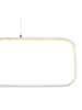 Globo lighting LED-Hängeleuchte in Weiß - (B)80 x (H)120 x (T)10 cm