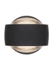 Globo lighting LED-Wandleuchte in Schwarz - (B)7 x (H)7,5 cm