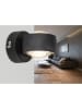 Globo lighting LED-Wandleuchte in Schwarz - (B)7 x (H)7,5 cm