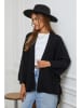 Soft Cashmere Cardigan in Schwarz