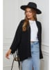 Soft Cashmere Cardigan in Schwarz