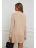 Soft Cashmere Strickkleid in Beige