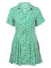 Paprika Kleid in Grün/ Weiß
