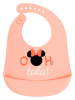 Disney Minnie Mouse Śliniaczek "Minnie" w kolorze jasnoróżowym - 23 x 31 cm