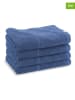 Kushel 4-delige set: handdoeken "The Hand & Hair Set" blauw