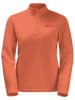Jack Wolfskin Bluza polarowa "Taununs" w kolorze pomarańczowym