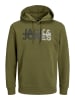 Jack & Jones Hoodie "Shady" in Oliv