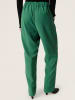 Soaked in Luxury Spodnie "Shirley" w kolorze zielonym