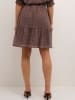 Kaffe Rok "Catalina" bruin/roze