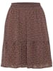 Kaffe Rok "Catalina" bruin/roze
