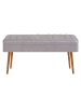 Evila Bank met opbergruimte "Vina" paars - (B)105 x (H)49 x (D)40 cm
