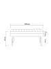 Evila Bank met opbergruimte "Vina" paars - (B)105 x (H)49 x (D)40 cm