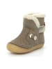 Kickers Leder-Winterstiefel "So Windy" in Khaki