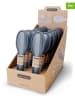 Black+Blum 4tlg. Besteckset in Silber/ Hellgrau