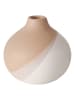 Boltze 2er-Set: Vasen "Gunno" in Beige - (H)13 cm