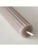 Boltze 4-delige set: staafkaarsen "Classic" lichtbruin - 4x 345 g