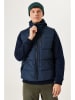 Garcia Doorgestikte bodywarmer donkerblauw