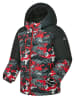Kamik Kurtka narciarska "Reid" w kolorze czarnym ze wzorem