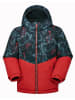 Kamik Kurtka narciarska "Rocco" w kolorze czerwono-czarnym