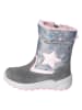 Ricosta Leren winterboots "Elsa" grijs/lichtroze