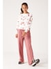 Garcia Sweatshirt wit/roze