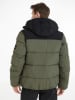 Calvin Klein Winterjacke in Khaki/ Schwarz