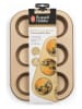 Russel Hobbs Muffin-Ofenform "Opulence" in Gold - (B)26,5 x (H)3 x (T)17,5 cm