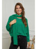 Joséfine Sweter "Naim" w kolorze zielonym